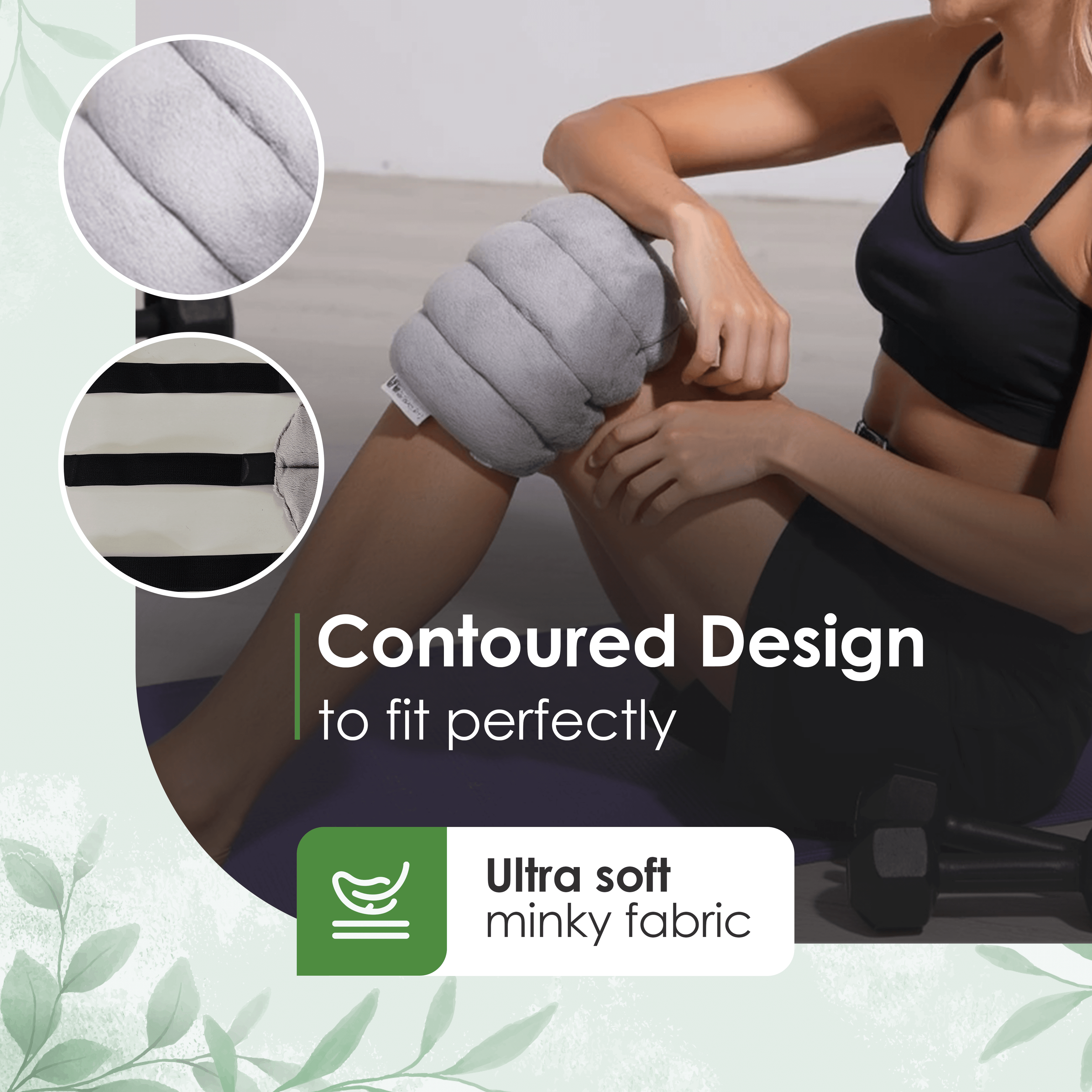 Knee Microwave Heating Pad for Knee Pain Relief-3