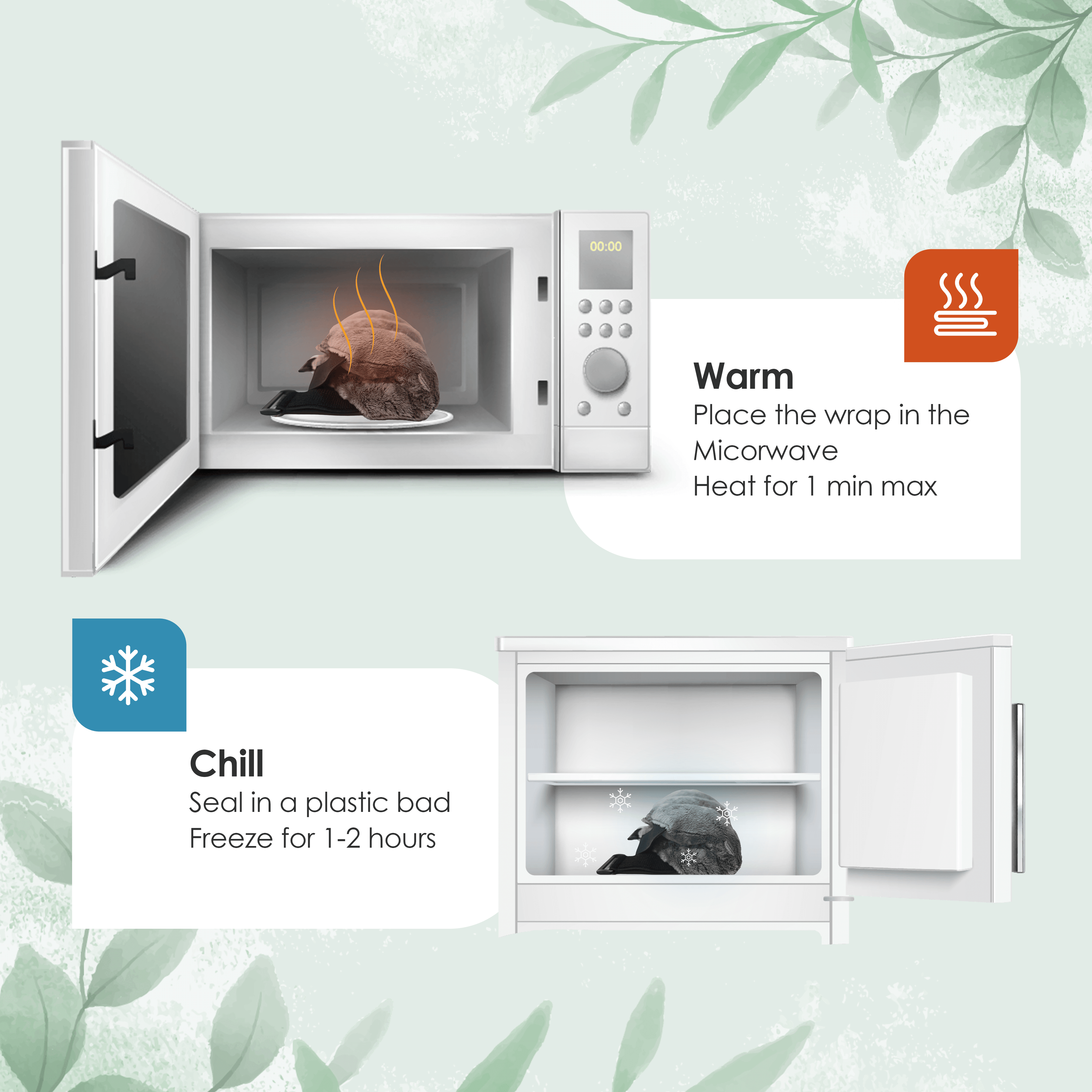 Knee Microwave Heating Pad for Knee Pain Relief-2