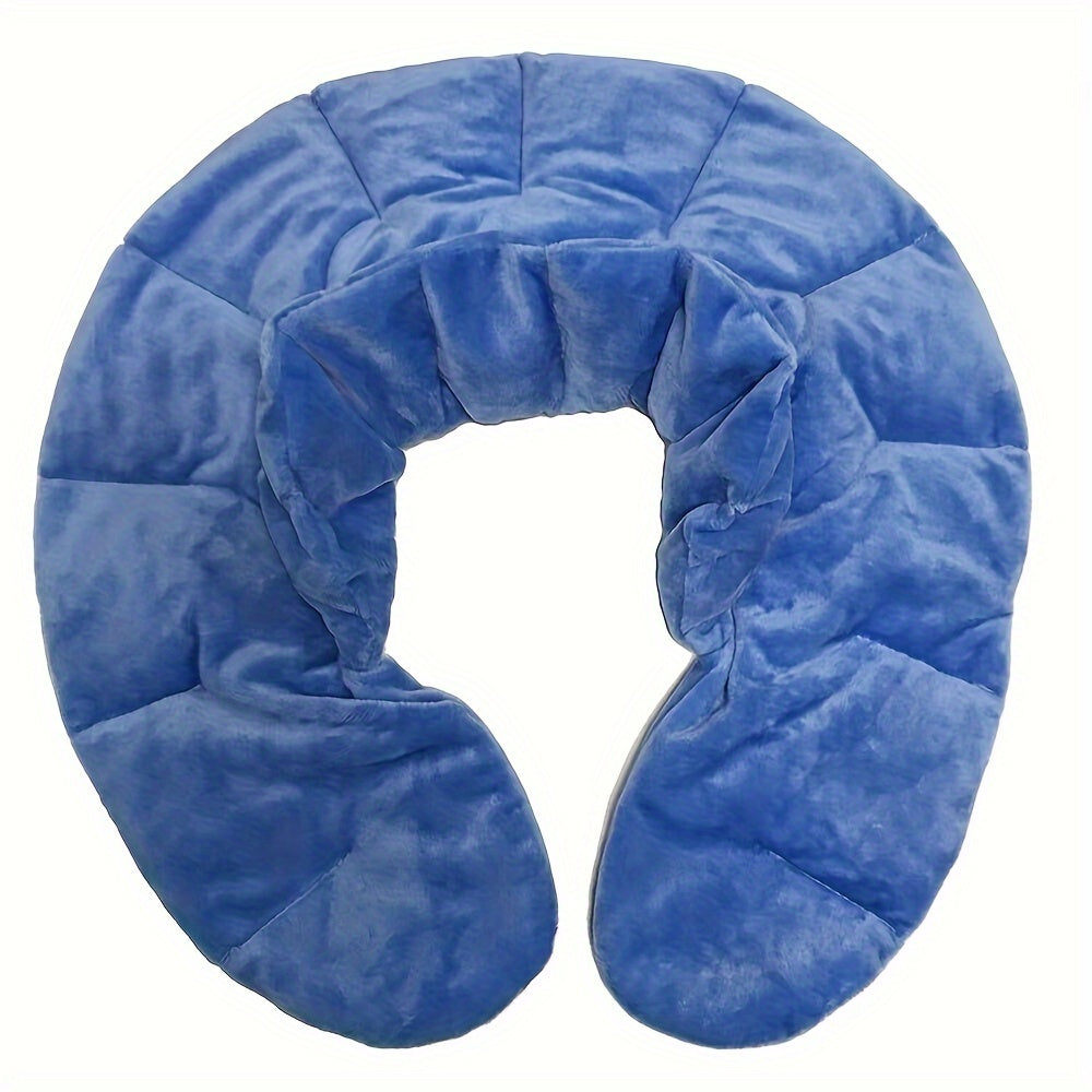 Weighted Neck and Shoulder Wrap - Hot & Cold Therapy(Blue)-0