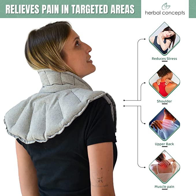 Soothing Neck and Shoulder Wrap with 12 Essential Herbs-3