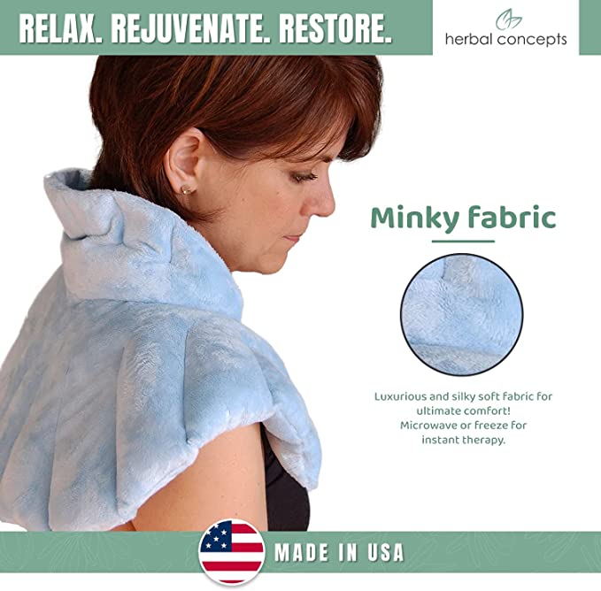 Soothing Neck and Shoulder Wrap with 12 Essential Herbs-4