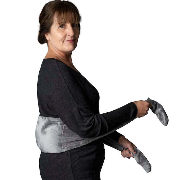 Lumber Wrap Hot/Cold Aromatherapy Bow Shaped with 12 Herbs & Essential Oil-3