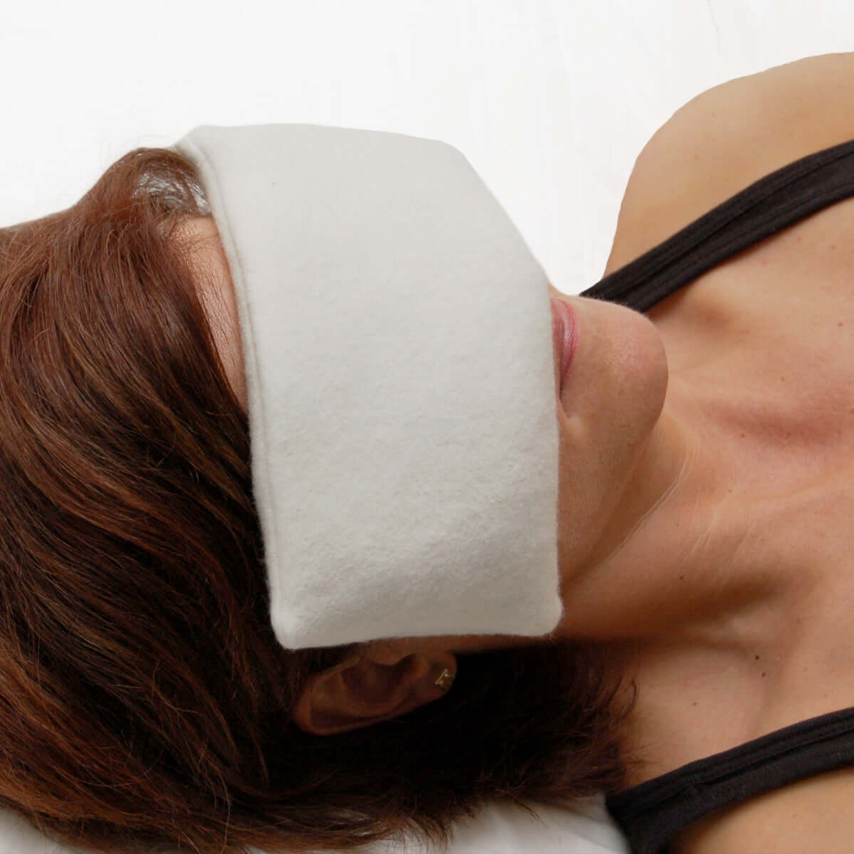 Eye Pillow Hot/Cold Aromatherapy Rectangular Shaped with 12 Herbs & Essential Oil-1